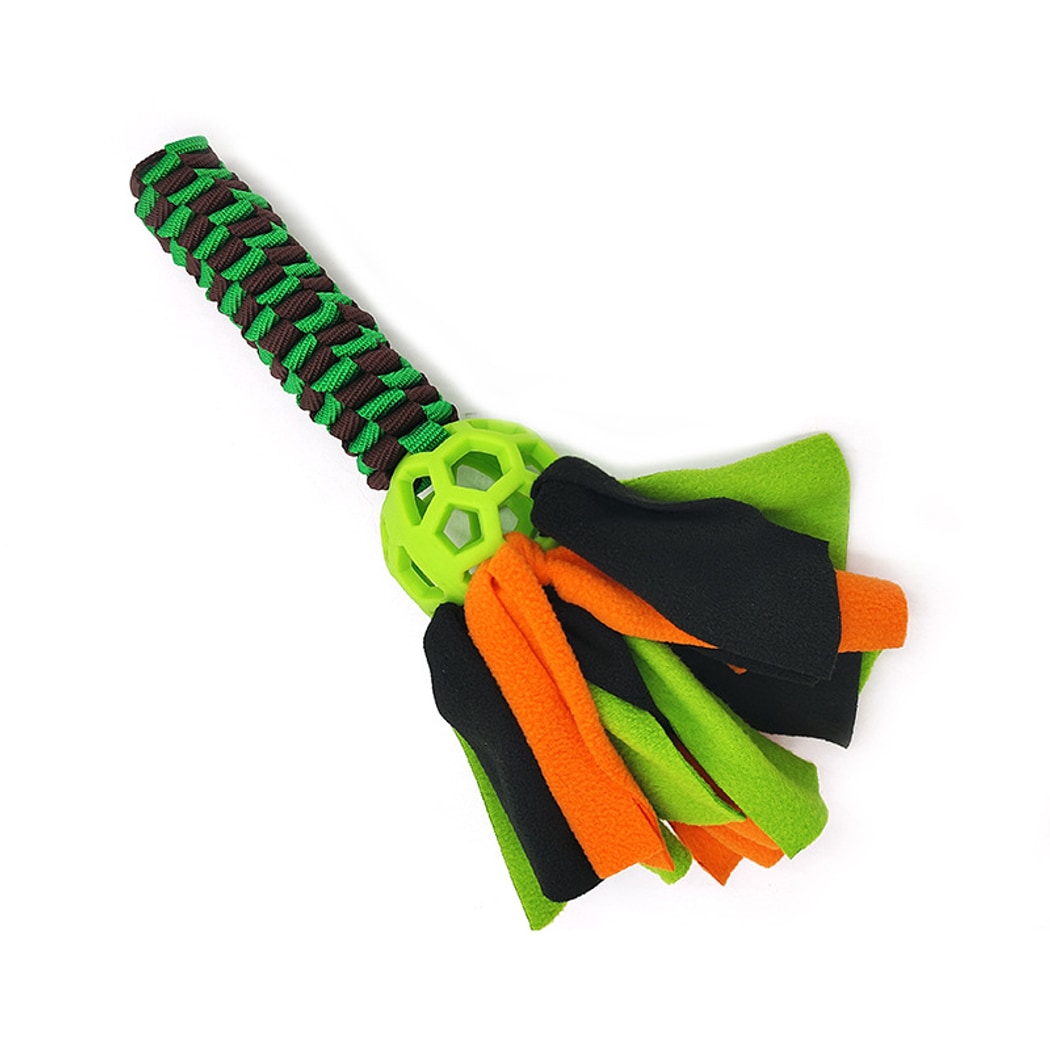 Petkin - Braided Multi-Color Dog Rope Ball Toy