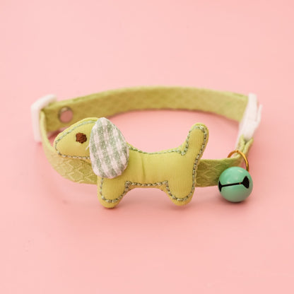 Mokka - Puppy Motif Bell Cat Collar