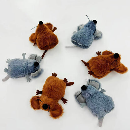 Moo - Plush Mouse Cat Toy