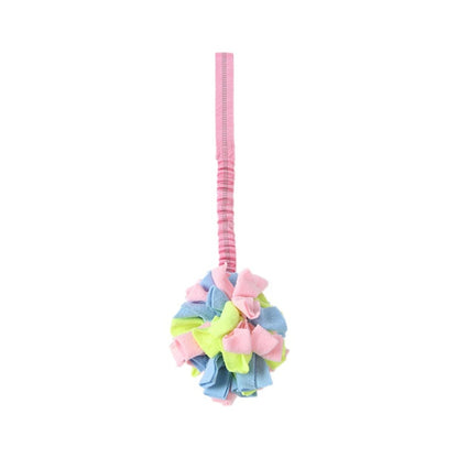 Petkin - Interactive Plush Ball Dog Toy with Strap