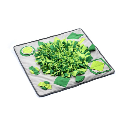 Snuffy - Interactive Green Pet Snuffle Mat