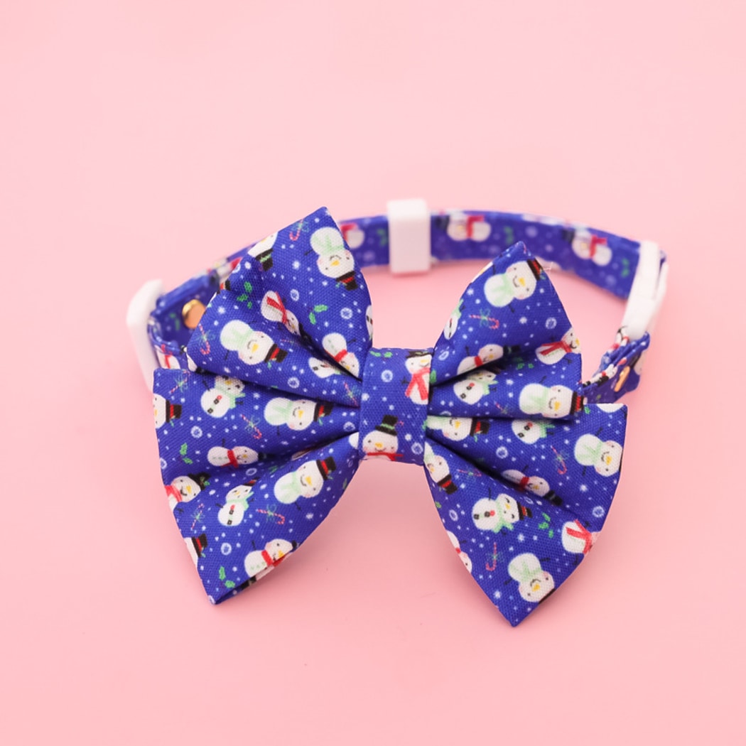 Christmoo - Christmas Cat Collar with Bell Bow Collar