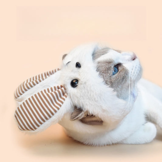 Ozzie - Fluffy Bunny Ears Hat for Cats