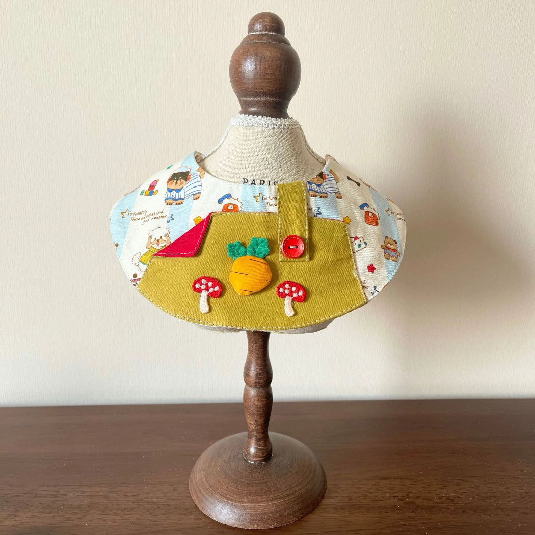 Mokka - Patterned Bib Pet Neckwear