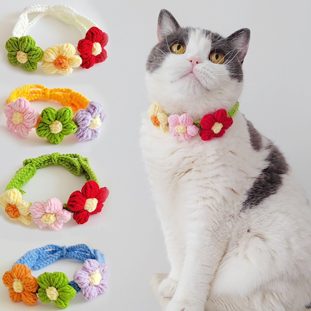 Mokka - Floral Princess Style Decorative Cat Bib