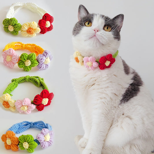 Mokka - Floral Princess Style Decorative Cat Bib
