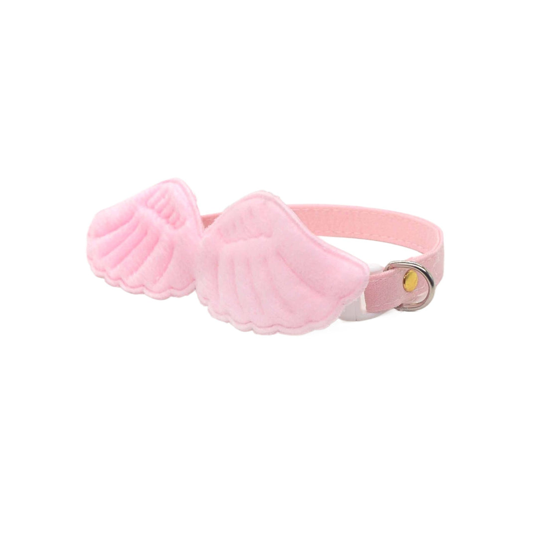 Mokka Angel Wing Cat Collar worn by a cat, showing fit and appearance on pet