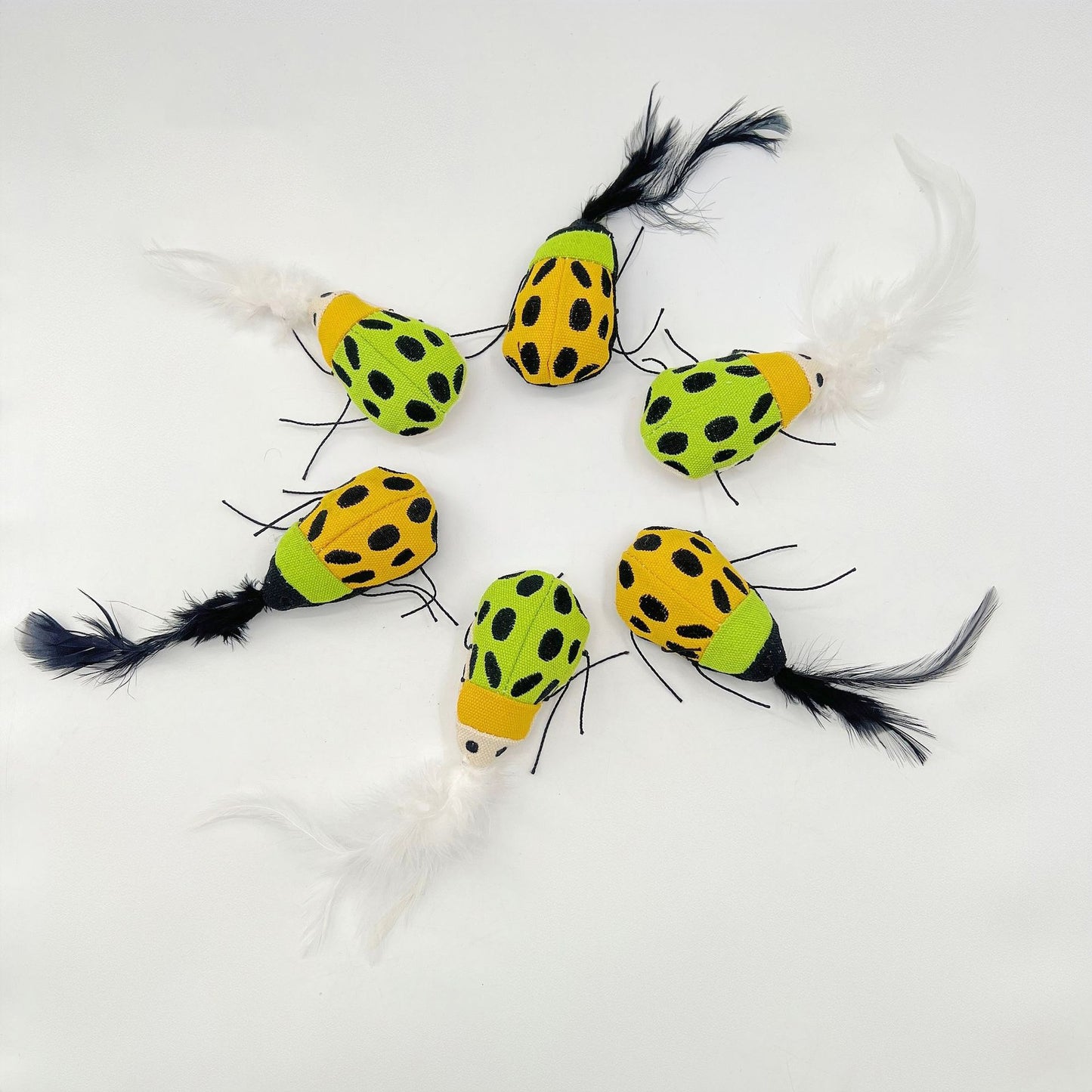 Moo - Colorful Ladybug Cat Toy