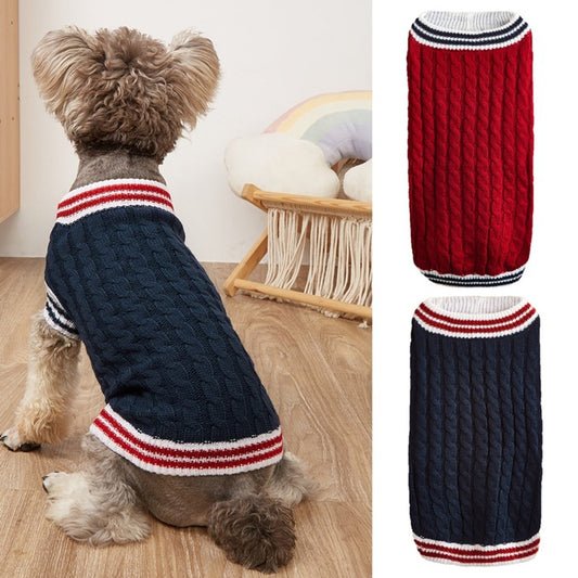 Ozzie - Round Neck Knit Pet Sweater Vest