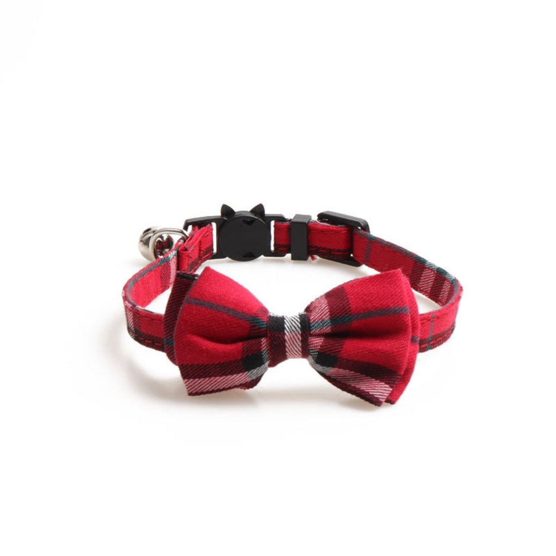 Mokka - Plaid Bowtie Cat Collar