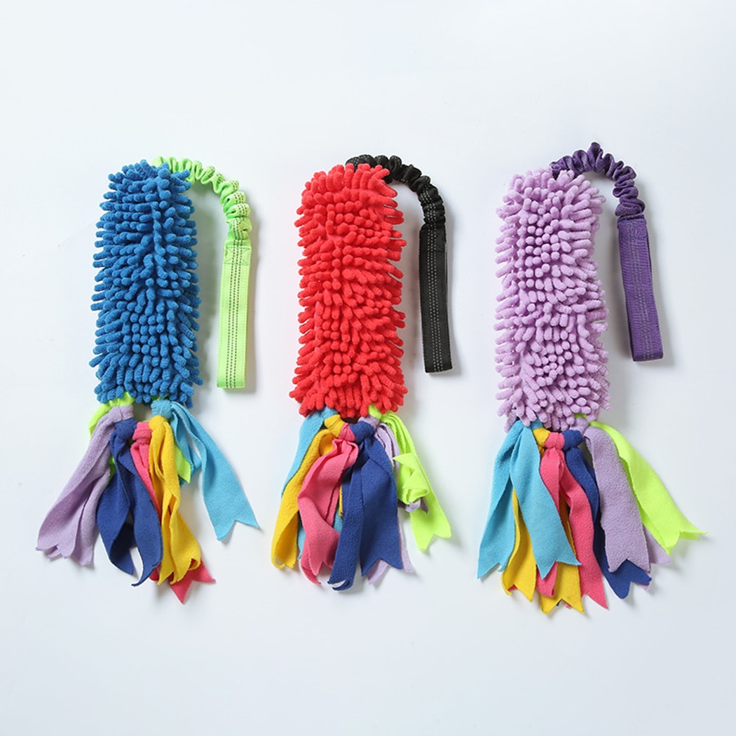 Petkin - Colorful Squeaky Interactive Dog Plush Toy