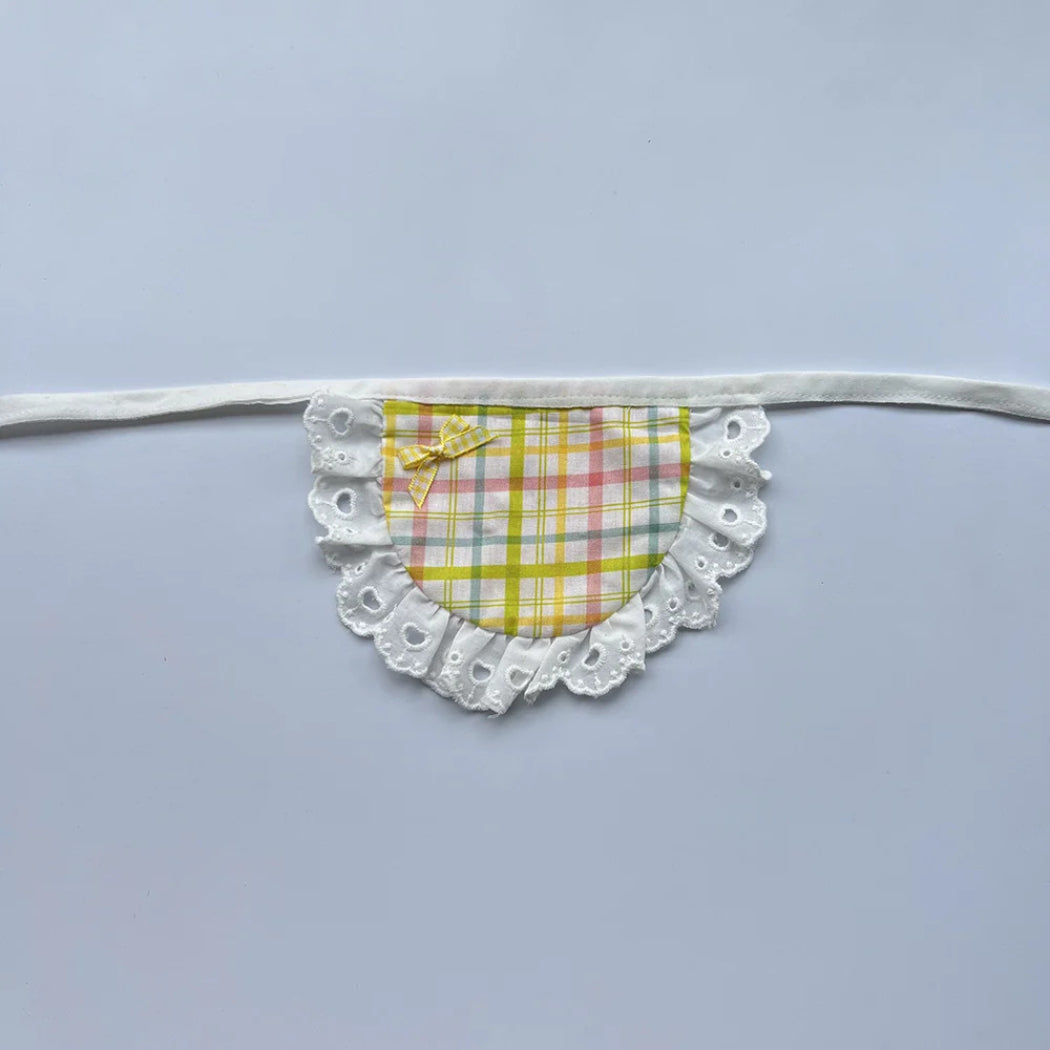Mokka - Pastel Plaid Panel Cat Neckwear