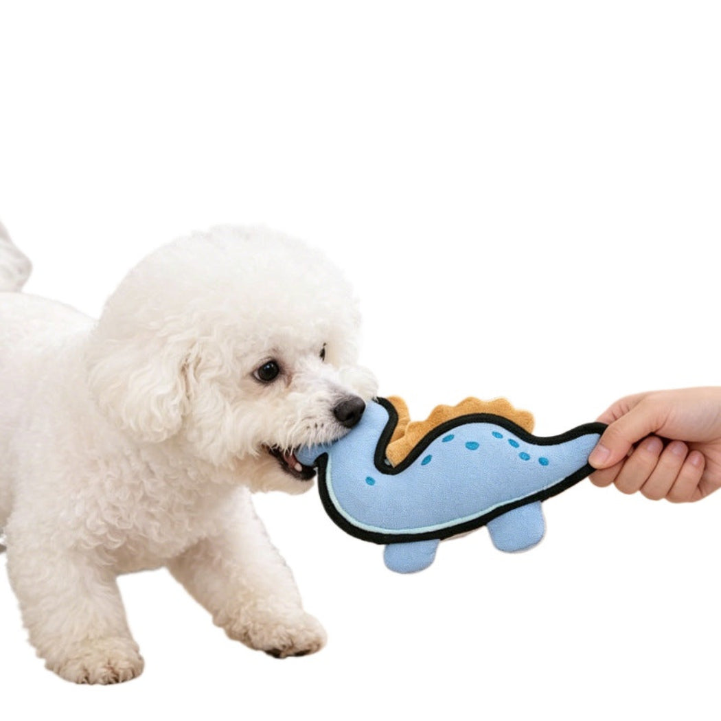 Petkin - Dinosaur Design Canvas Dog Toy
