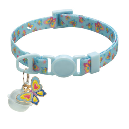 Mokka - Butterfly Print Breakaway Cat Collar