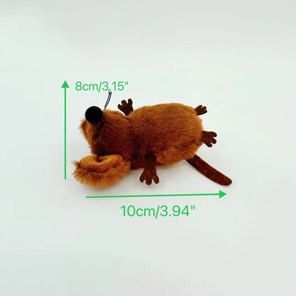 Moo - Plush Mouse Cat Toy