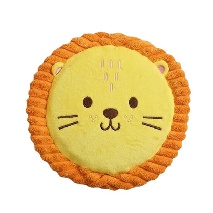 Petkin - Flat Padded Plush Disc Dog Toy