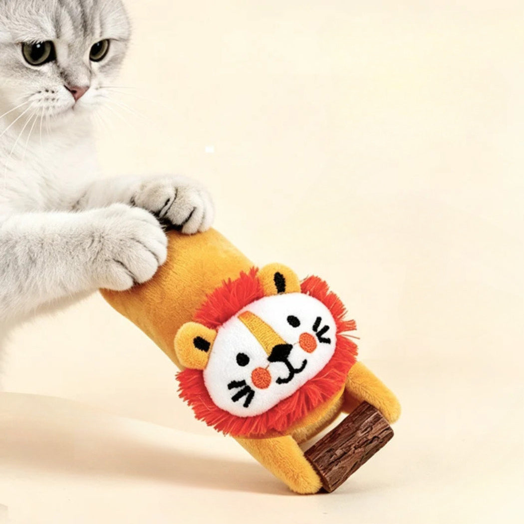 Moo - Playful Animal Plush Cat Toy
