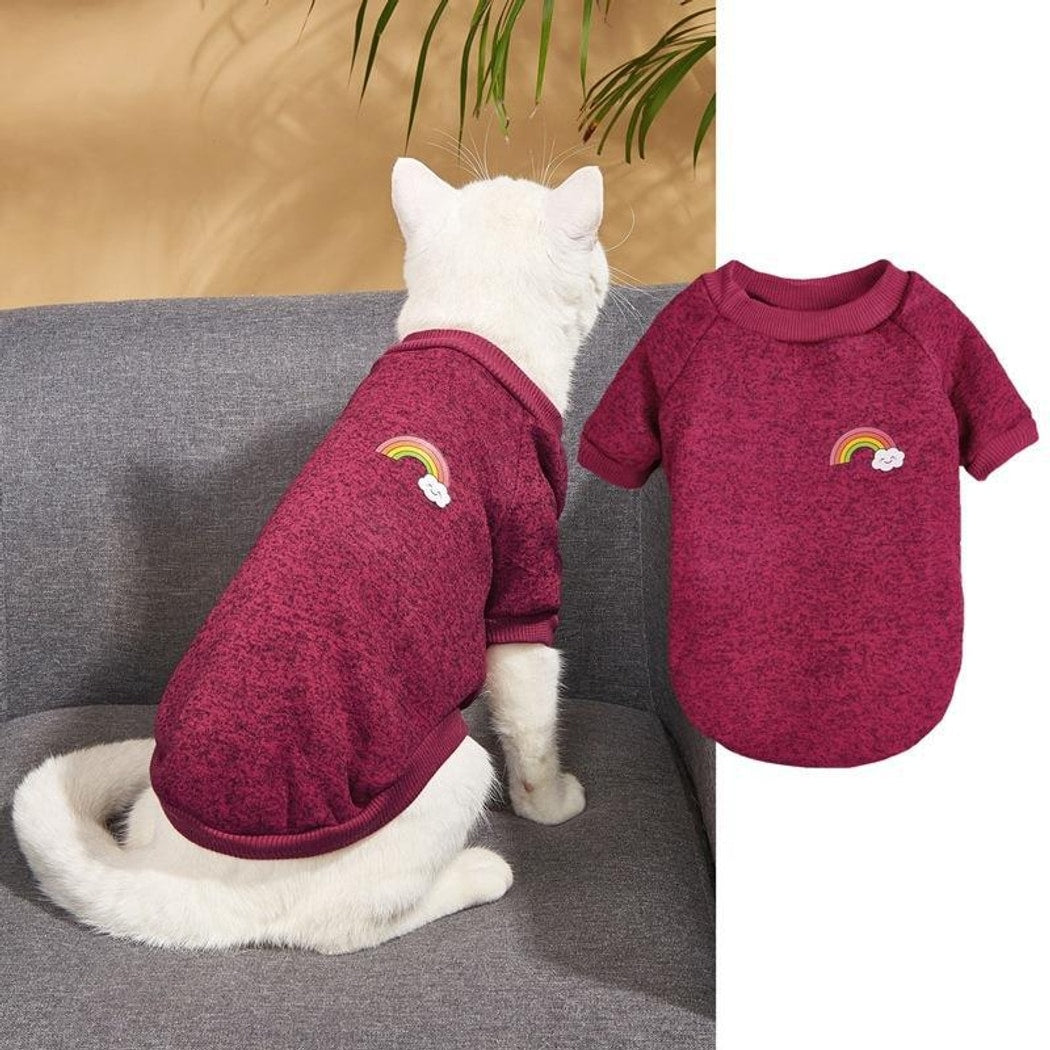 Ozzie - Rainbow Label Round Neck Dog Sweater