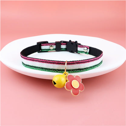 Mokka - Modern Style Colorful Striped Cat Collar