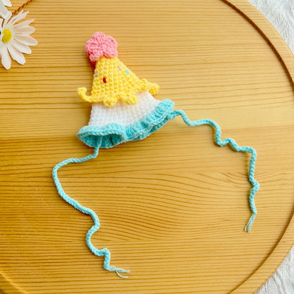 Ozzie - Princess Style Knitted Pet Party Hat
