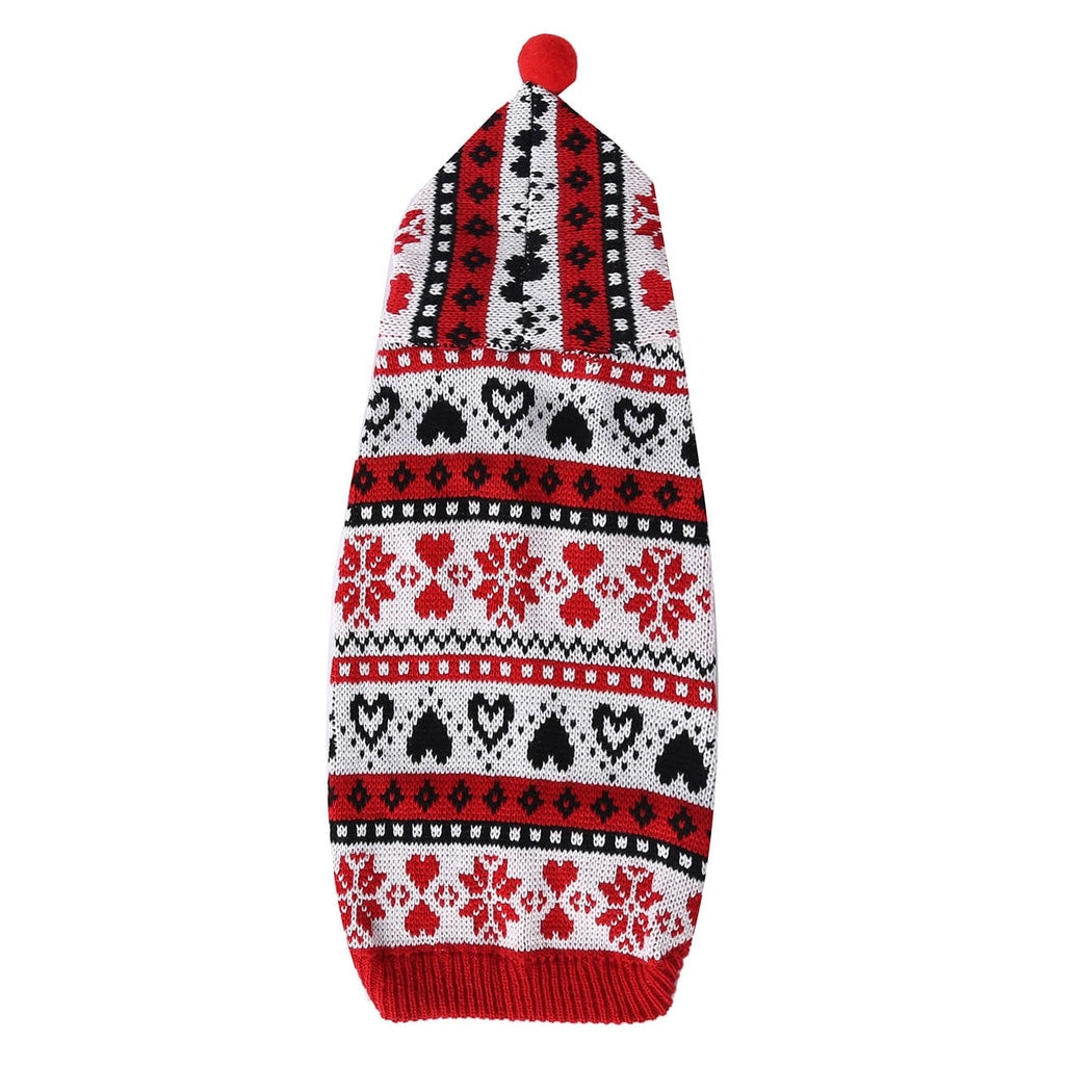 Ozzie - Princess Style Heart Snowflake Dog Sweater