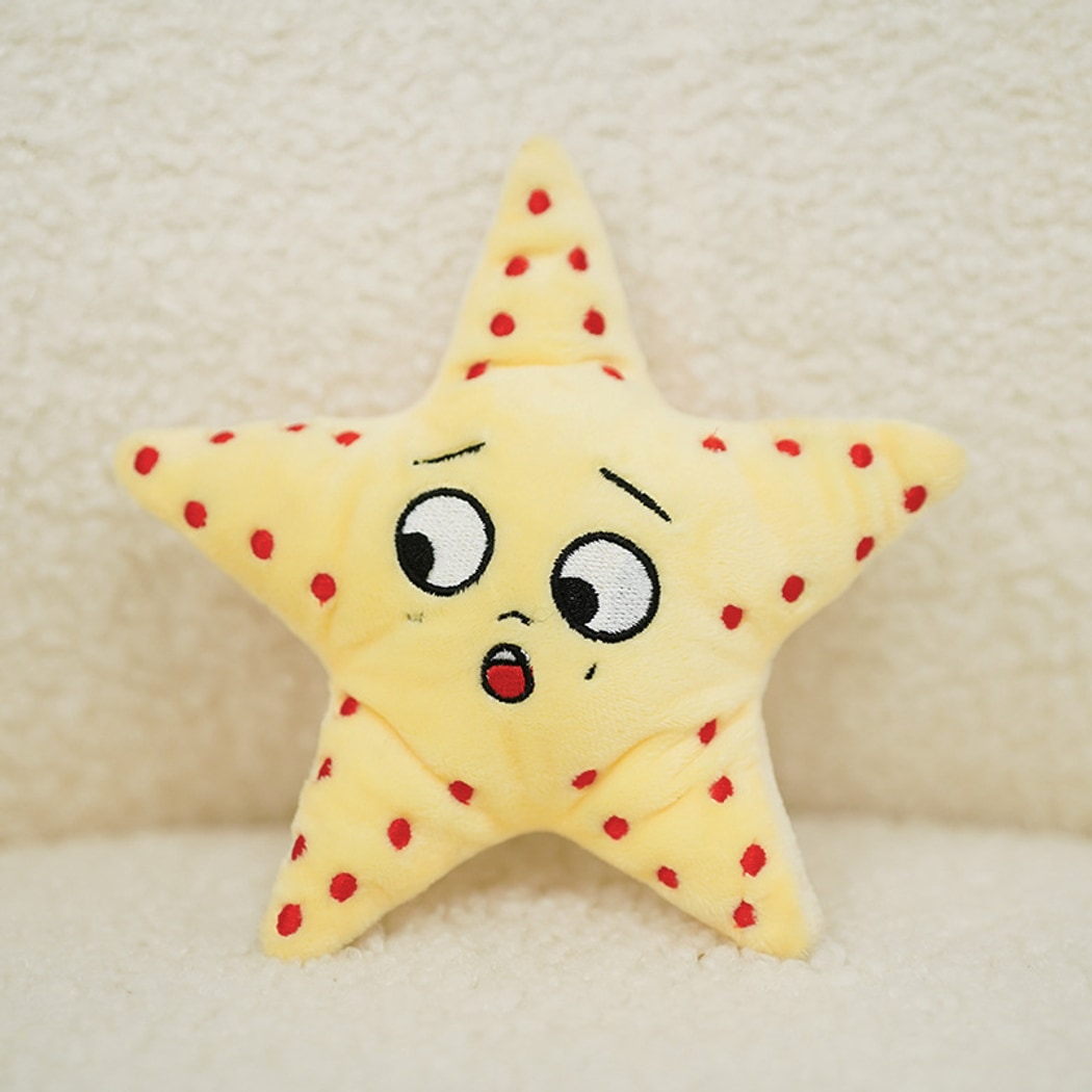 Petkin - Sea Animal Plush Squeaky Dog Toy