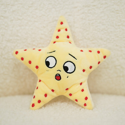 Petkin - Sea Animal Plush Squeaky Dog Toy