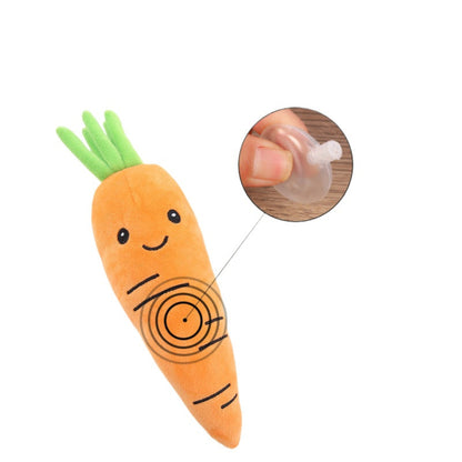 Petkin - Smiling Fruit & Veggie Plush Dog Toy