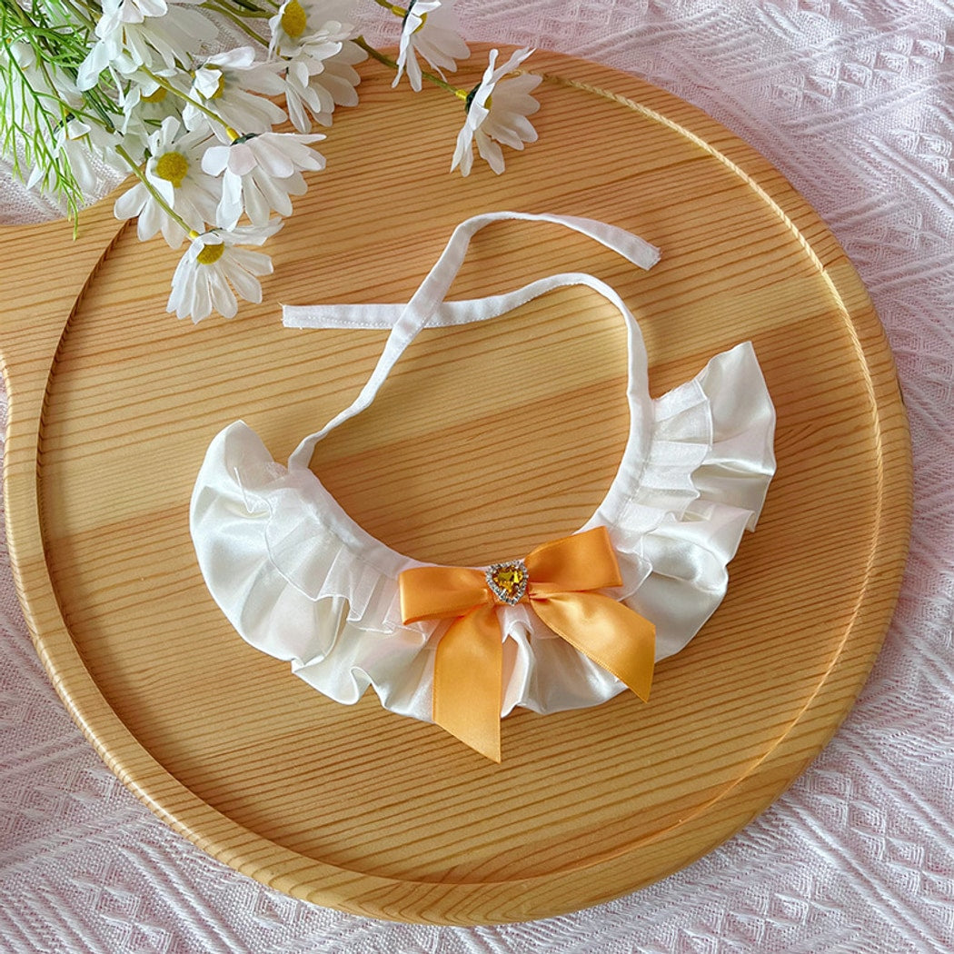 Mokka - Heart Bow Princess Style Cat Collar
