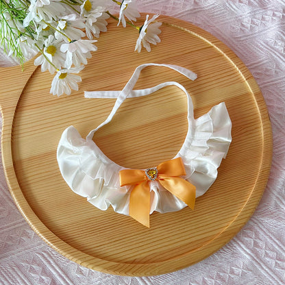 Mokka - Heart Bow Princess Style Cat Collar