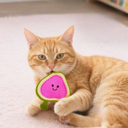 Moo - Funny Fruit Felt Cat Toys