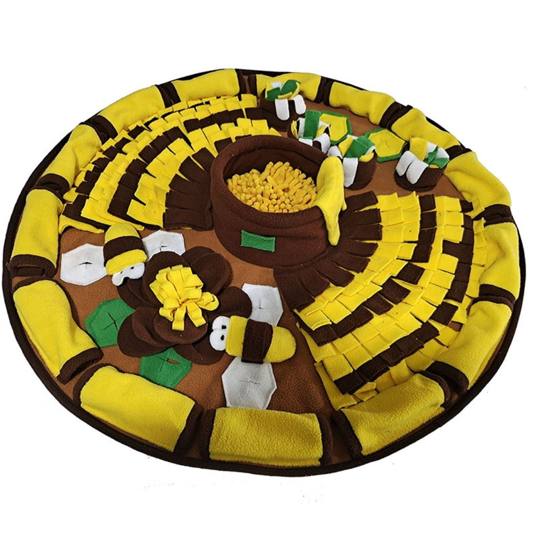 Snuffy - Round Bee Pet Snuffle Mat