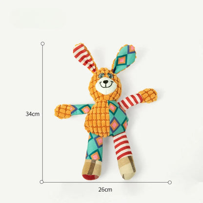 Petkin - Plush Animal Character Dog Toy