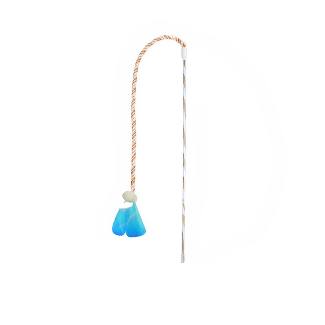 Moo - Mesh Wand with Bells Cat Toy