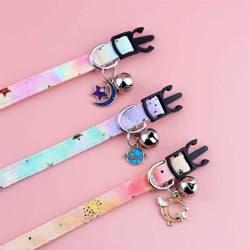 Mokka - Star Print Bow Cat Collar