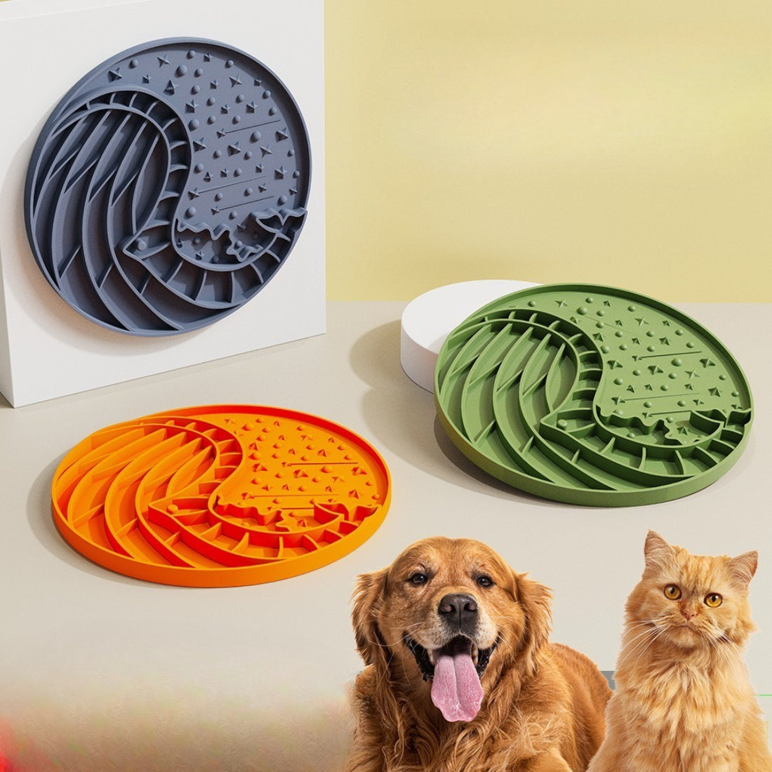 Bowlo - Round Pet Enrichment Slow Feeder