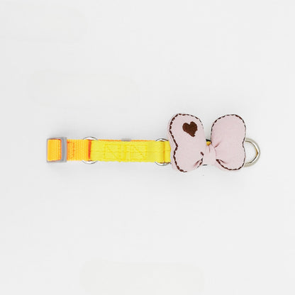 Loofie - Polka Dot Bow Pet Collar