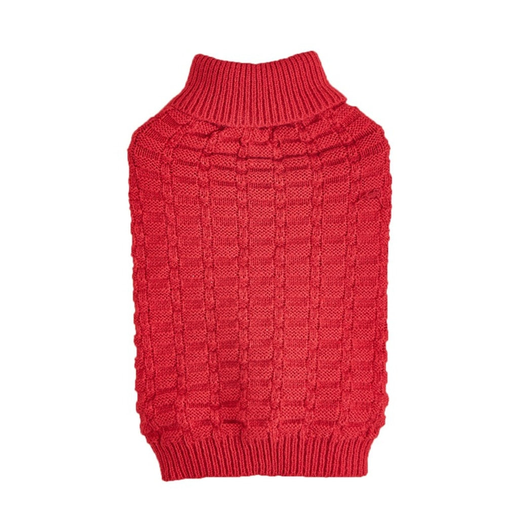 Ozzie - High Neck Solid Color Pet Sweater Top