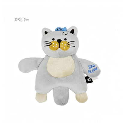 Petkin - Animal Character Plush Crinkle Dog Toy