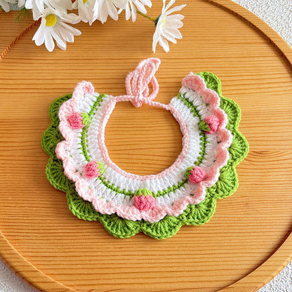 Mokka - Strawberry Decorative Tie Strap Pet Collar