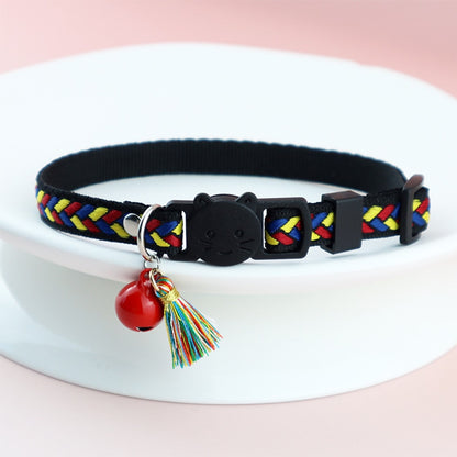 Mokka - Vintage Geometric Patterns Cat Collar