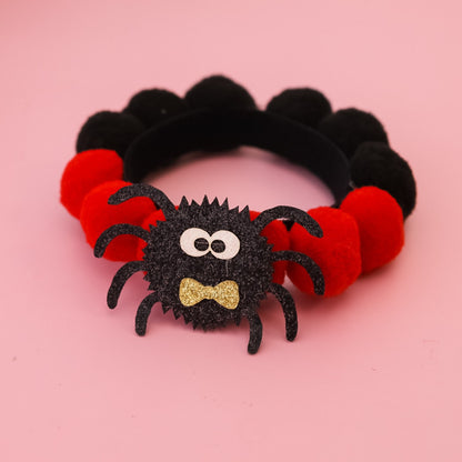 Halloweek - Halloween Cat Collar with Cartoon Motifs