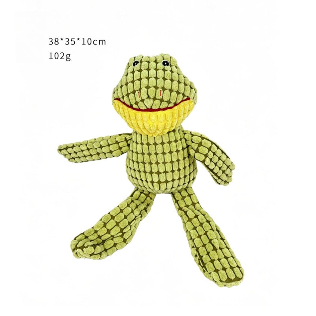 Petkin - Cute Animal Shaped Plush Dog Toy
