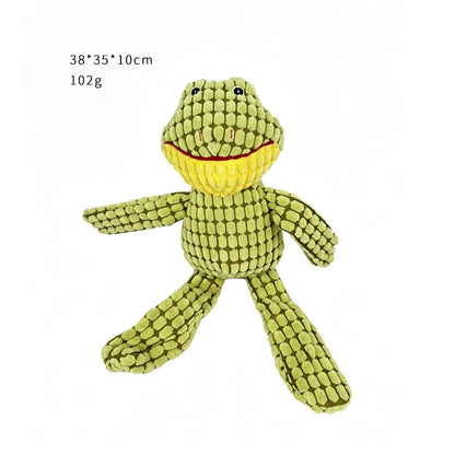 Petkin - Cute Animal Shaped Plush Dog Toy