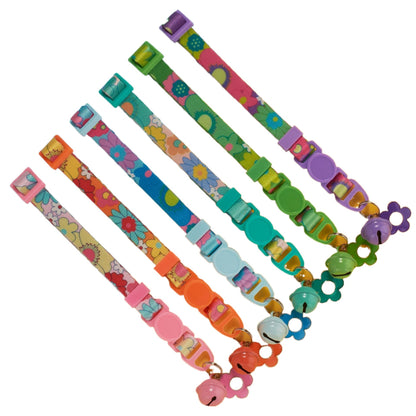 Mokka - Flower Charm Breakaway Cat Collar