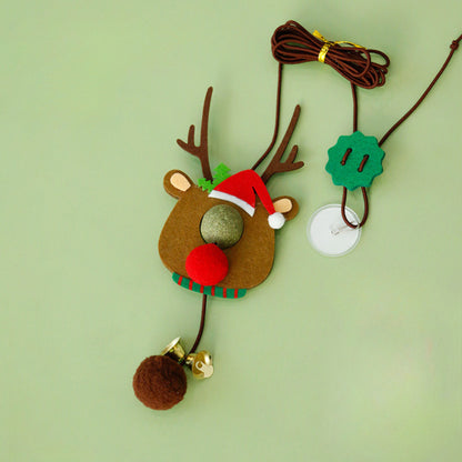 Moo - Christmas Door-Hanging Cat Toy