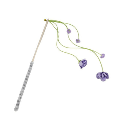 Moo - Flower Bell Cat Teaser Wand Toy