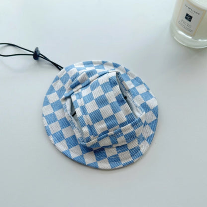 Ozzie -  Denim Plaid Pet Hat