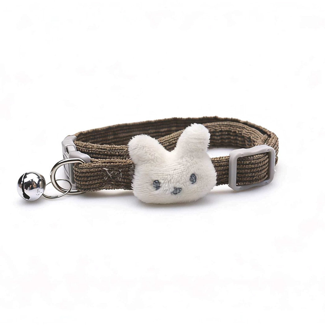 Mokka - Cartoon Bunny Face Adjustable Cat Collar