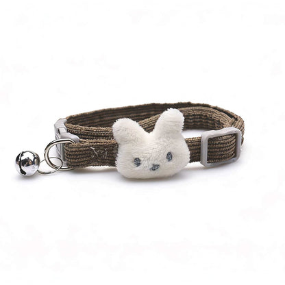 Mokka - Cartoon Bunny Face Adjustable Cat Collar